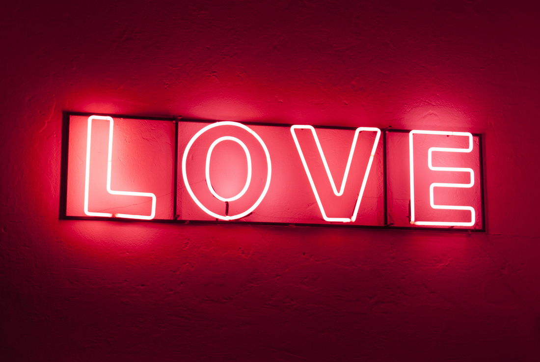 Love in Neon Sign